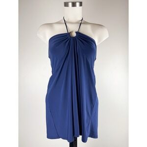 Express Vtg Y2K Babydoll Halter Top Sz L Halter Neck Tube Top